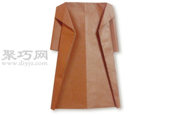 Illustrated origami coat tutorial. Learn how to origami coat.