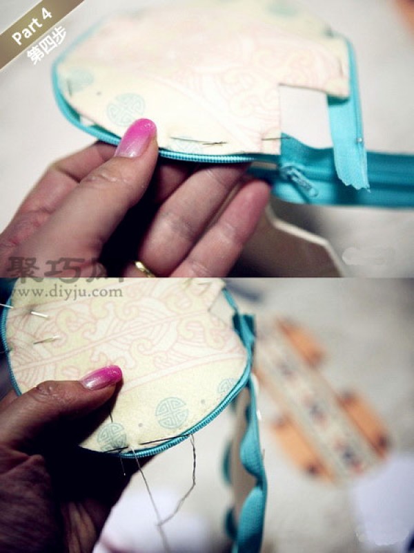 Handmade fabric sewing kit tutorial teaches you how to DIY a sewing kit