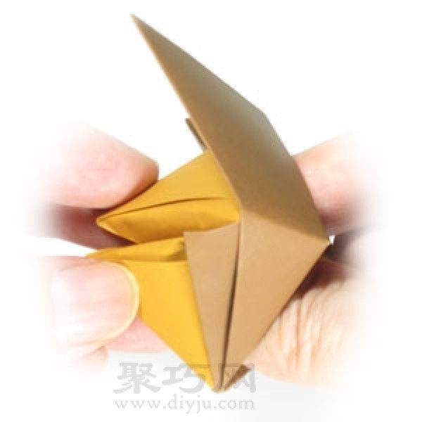 Origami Talking Fox Illustrated Tutorial