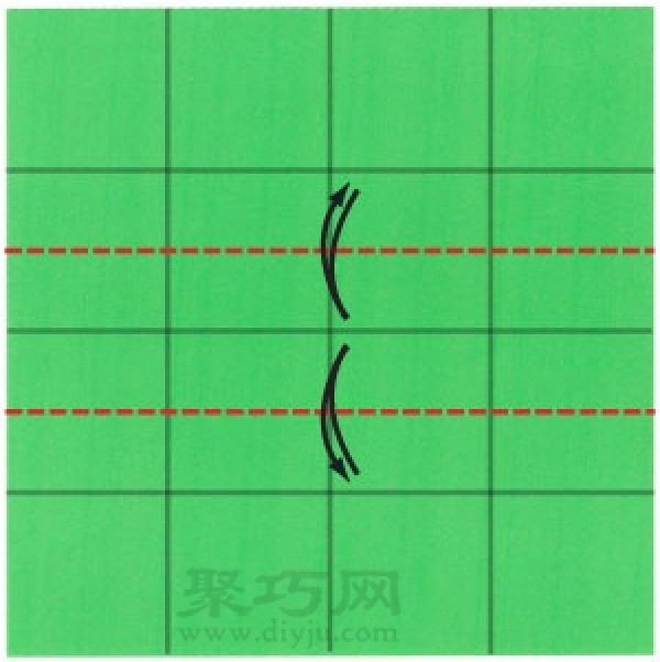 Three-dimensional storage box origami method