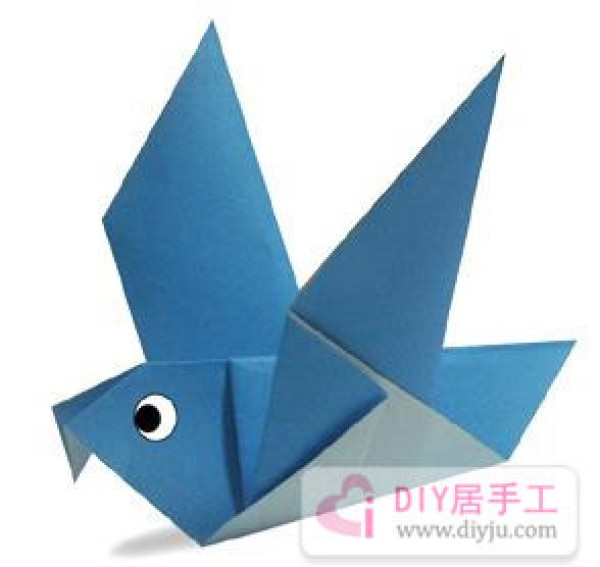 Simple Origami Pigeon Handmade Origami Tutorial for Toddlers