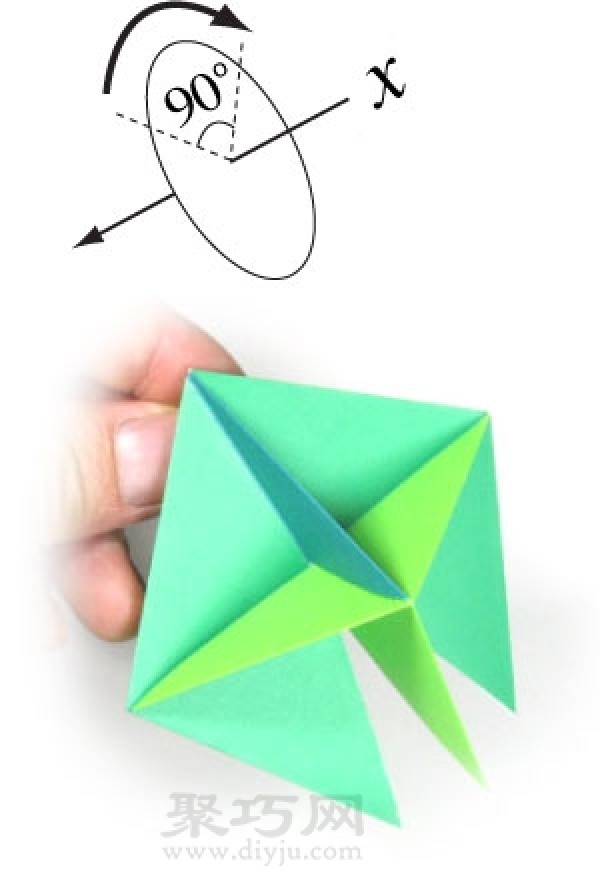 How to fold a top using square paper? Let’s learn this simple paper top origami