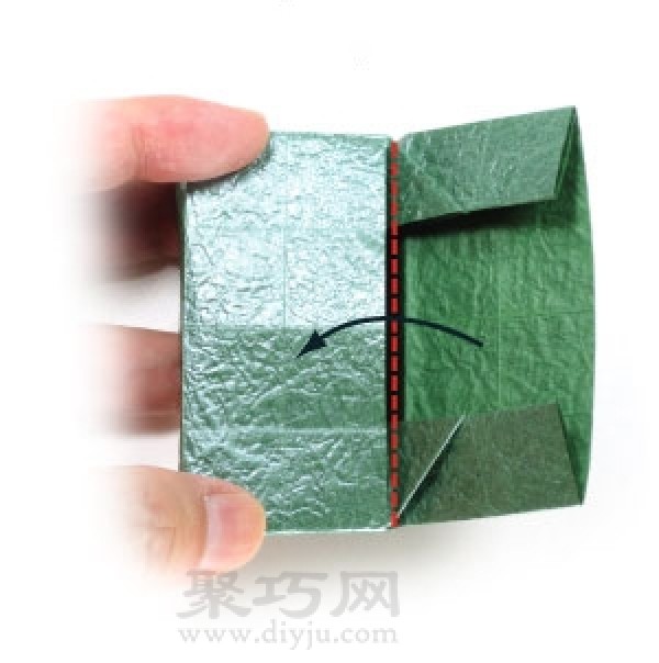 The easiest way to make a rectangular origami box