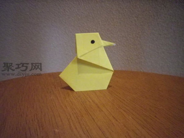 How to fold cute little chicken out of paper How to fold little chicken origami