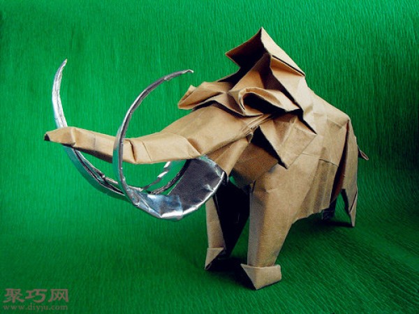 Appreciation of 3D animal origami: lion, pig, fox, dragon