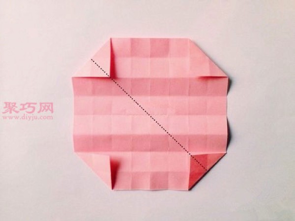 Illustration of folding Kawasaki rose. Teach you how to make origami Kawasaki rose by hand.