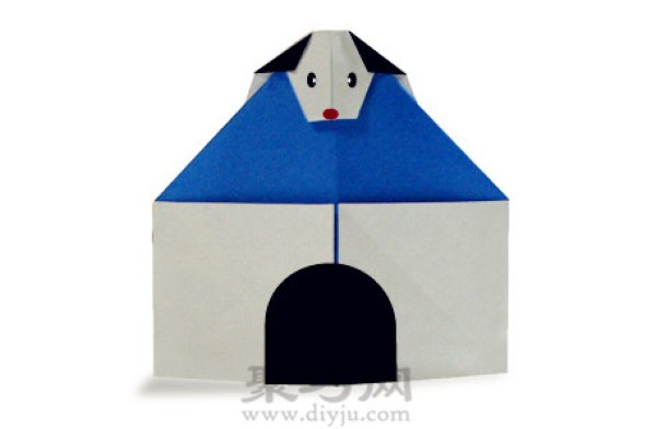 Simple Origami Dog House Origami Tutorial for Toddlers