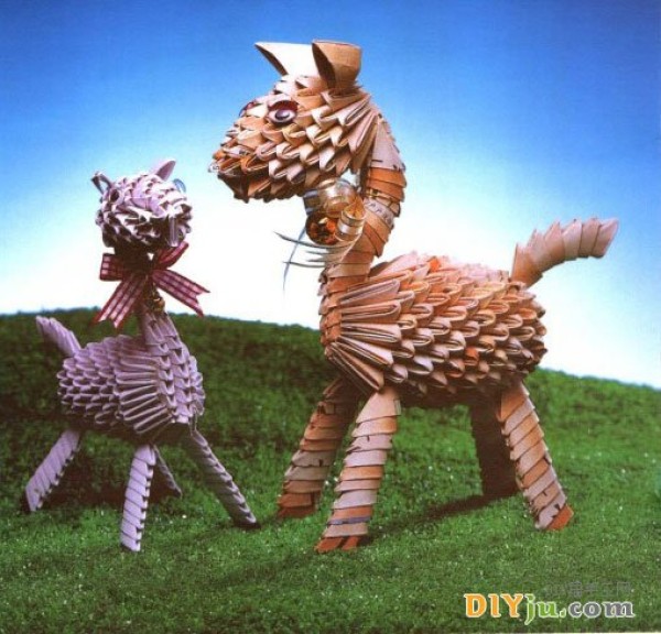 DIY origami appreciation Animals in the world of origami art