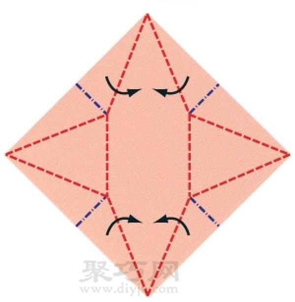 Origami face folding steps