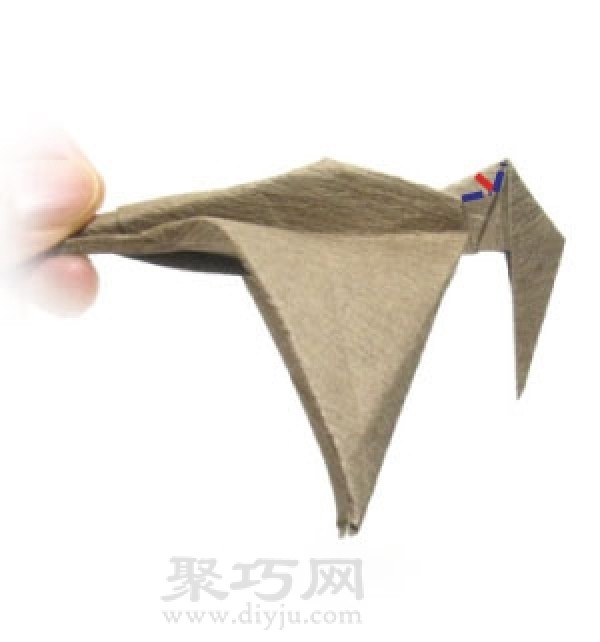 Origami Pterosaur Illustrated Tutorial