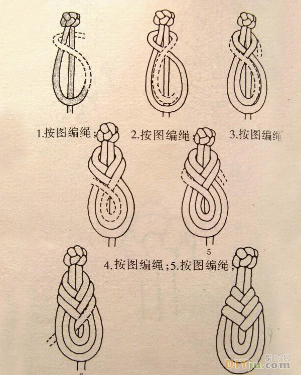 How to make buckles: Illustrated tutorial on how to weave classic cheongsam buckles