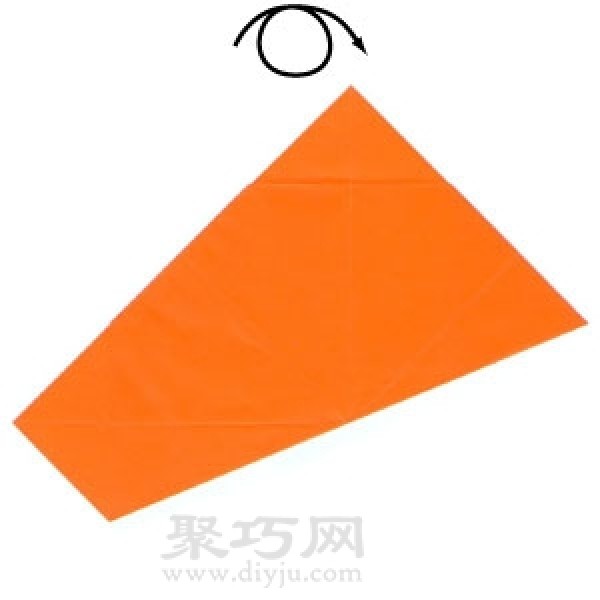 Basic origami folding method: folding square paper into regular octagon