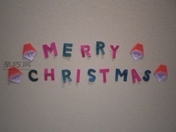 Christmas creative DIY wall decoration practical origami tutorial