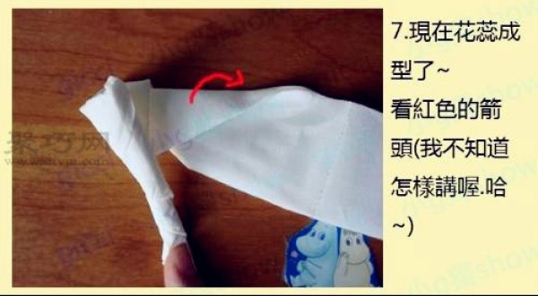 How to fold roses from toilet paper How to fold roses from toilet paper