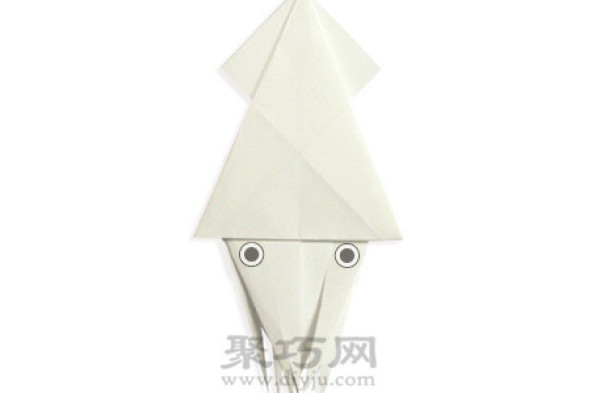 DIY Origami Squid Illustrated Tutorial Ideal for Kids