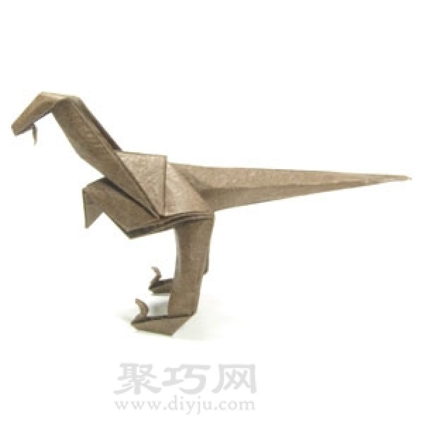 Origami Velociraptor Folding Steps