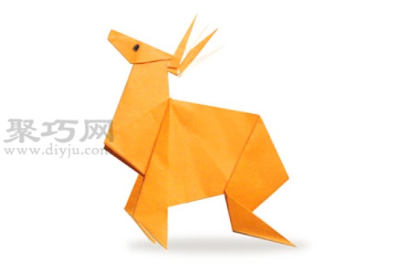 Reindeer Origami Tutorial Illustrated Learn How to Origami a Reindeer