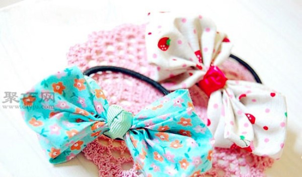 DIY bow hair accessories tutorial 6 steps to learn to make your own fabric bow hair accessories