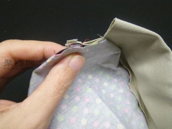 Zipper cosmetic bag handmade tutorial Teach you how to make a zippered handmade bag