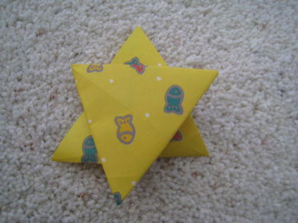 Handmade Origami Hexagonal Star Tutorial Teach you how to fold origami stars