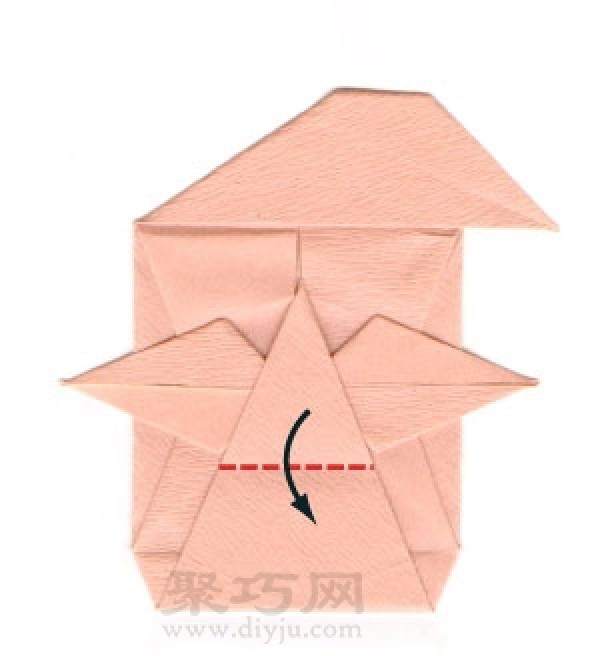 Origami face folding steps