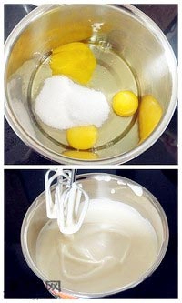 How to make whole egg sponge cake using ordinary rice cooker. Steps to make birthday cake without oven.