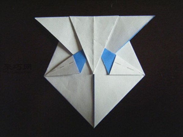 Giant panda hand-folded paper art creative three-dimensional giant panda origami tutorial