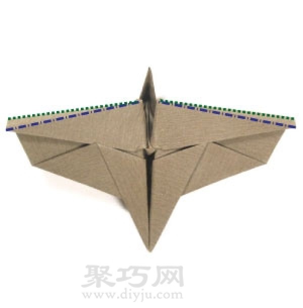 Origami Pterosaur Illustrated Tutorial