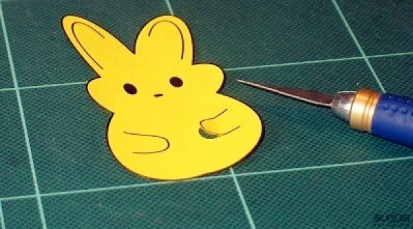 diy creative straw cute little rabbit kindergarten handmade diy straw