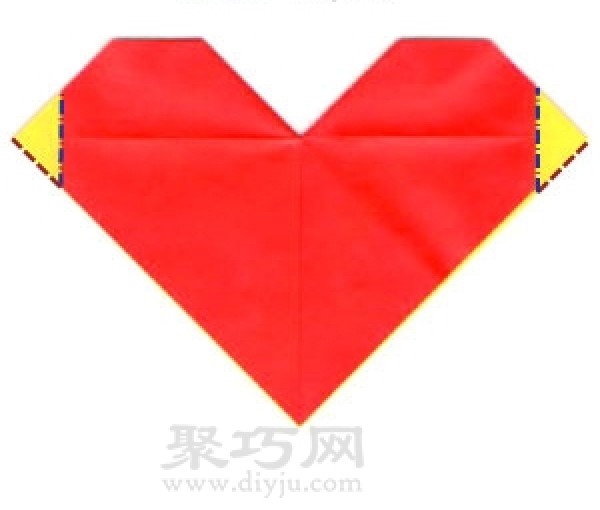 How to make origami heart shape by hand