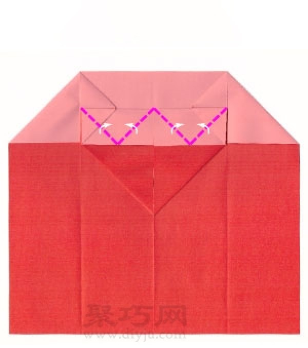 Origami Love Envelope Tutorial Illustration