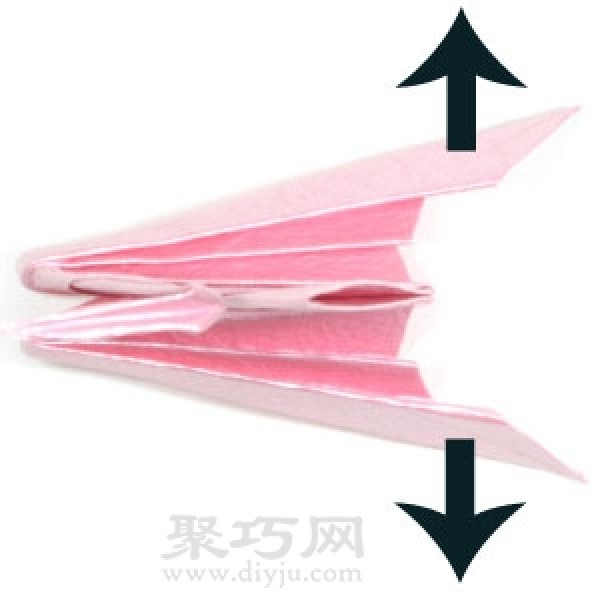 Simple folding method of paper cranes Step by step illustration of folding paper cranes