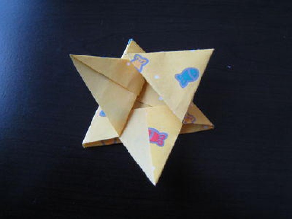 Handmade Origami Hexagonal Star Tutorial Teach you how to fold origami stars