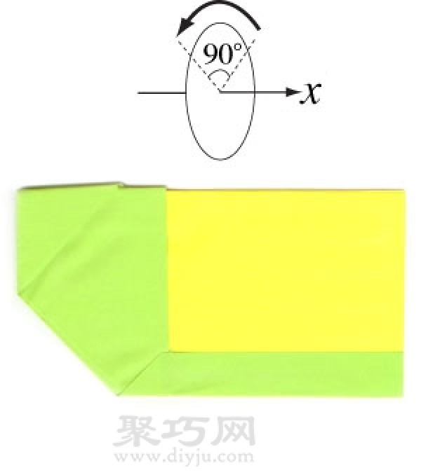 How to fold a hand-made origami flat-head wide-wing paper airplane