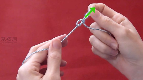 How to make slippery knots in knitting. Illustrated knitting tutorial.