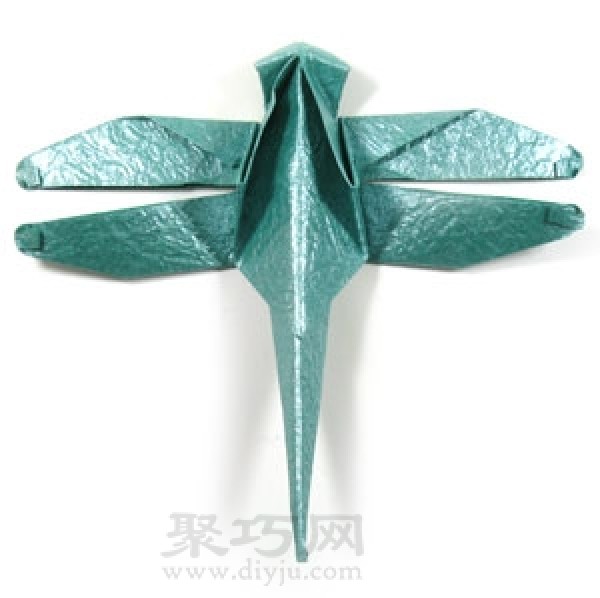 How to make origami dragonfly