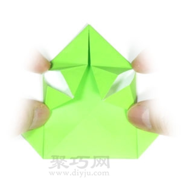 How to fold a jumping frog? Jumping frog origami tutorial