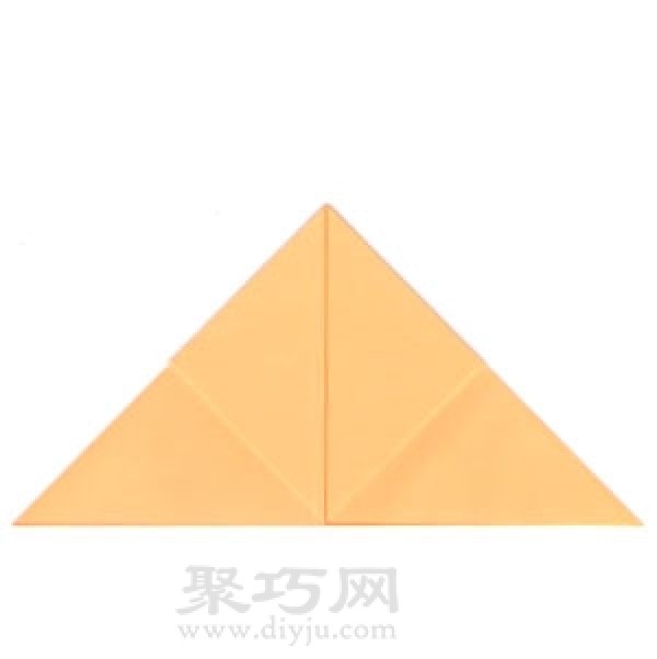 Manual origami seven-story pagoda tutorial illustration