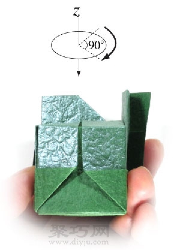 How to fold a three-dimensional cube? This three-dimensional cube folding method will teach you