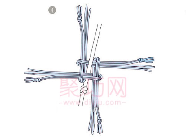 2 ways to weave Chinese knots with auspicious spikes