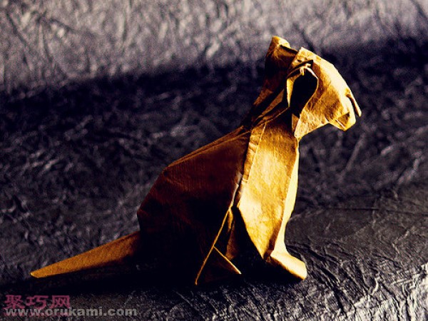 Appreciation of 3D animal origami: lion, pig, fox, dragon