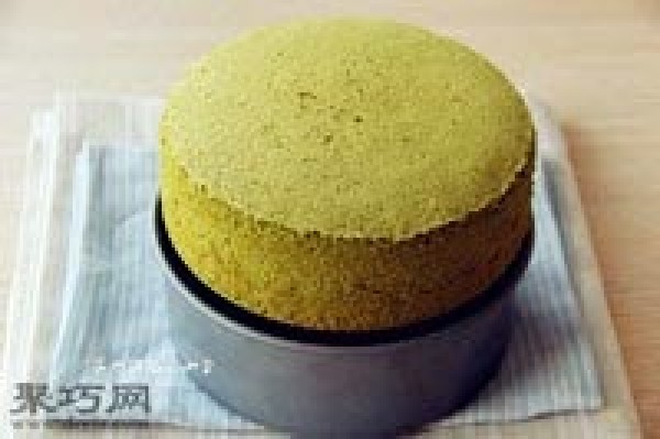 Six-inch matcha flavor chiffon cake recipe Six-inch chiffon cake recipe without cracking