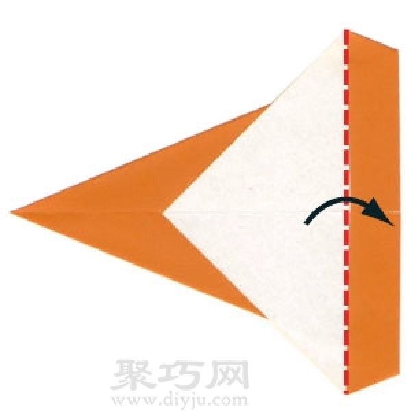 Manual origami mandarin duck tutorial illustration