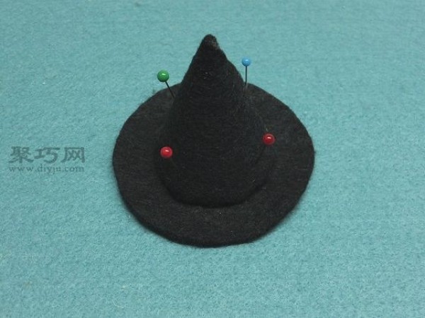 Witch Hat Hairpin Handmade Tutorial Teach you how to DIY Witch Hat Hairpin