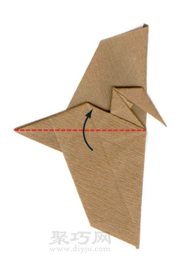 Origami Pterosaur Illustrated Tutorial