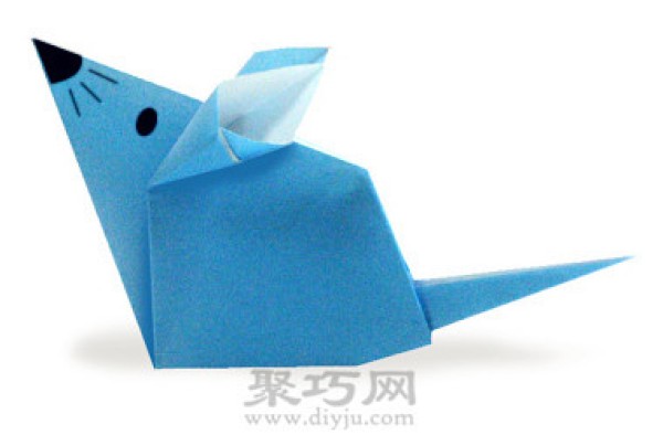 Simple DIY origami tutorial for children Origami mouse