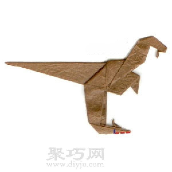 Origami Velociraptor Folding Steps