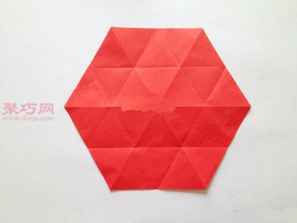 Illustration of how to fold a hexagonal carton How to fold a hexagonal box