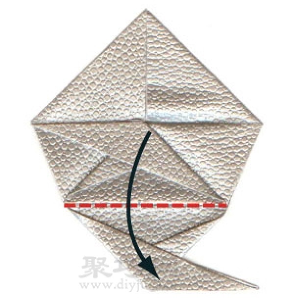 How to fold the big mouth fish origami step by step diagram