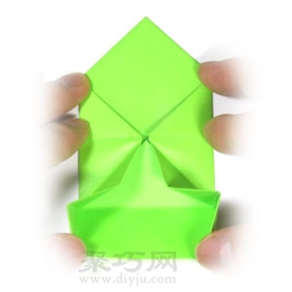 How to fold a jumping frog? Jumping frog origami tutorial